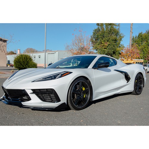 For 20-23 Chevrolet Corvette C8 Z51 Front Bumper Skirt Lip Spoiler Splitter Set - Picture 2 of 9