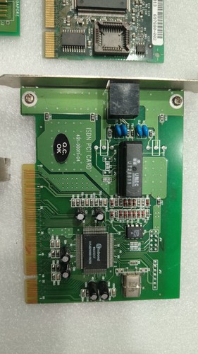 lotto 6 schede pci 1 audio / 1 usb / 1 lan/ 1 scsi adptec /1 wifi / 1 isdn - Afbeelding 11 van 13
