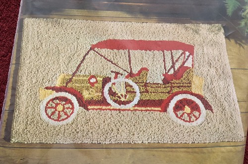 2 kits de alfombra de aguja perforadora de tía Lydia o colgante de pared León 606 ~ coche antiguo 620 - Imagen 9 de 12