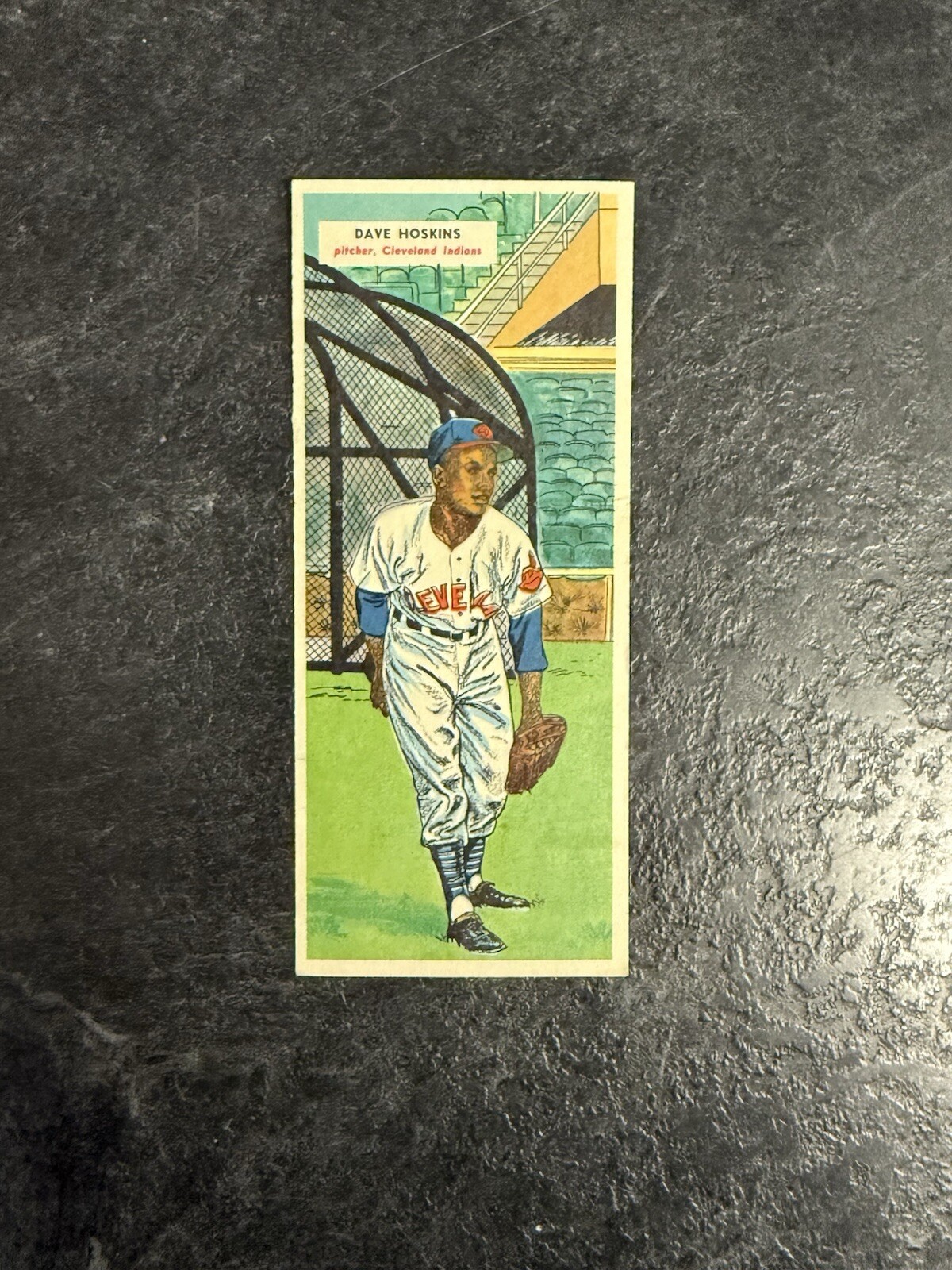 1955 Topps Double Header Dave Hoskins Ed McGhee EX+ NM #77/78 Indians White Sox