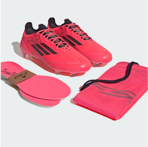 adidas F50 ELITE FG Turbo/Aurora Black/Platinum Soccer Cleats IE3191 - Picture 2 of 10