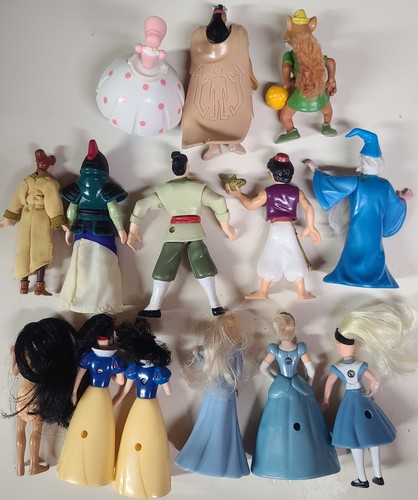 VINTAGE Lot of 14 DISNEY TOY FIGURES McD's & BK KIDS MEAL DOLLS - Picture 2 of 10
