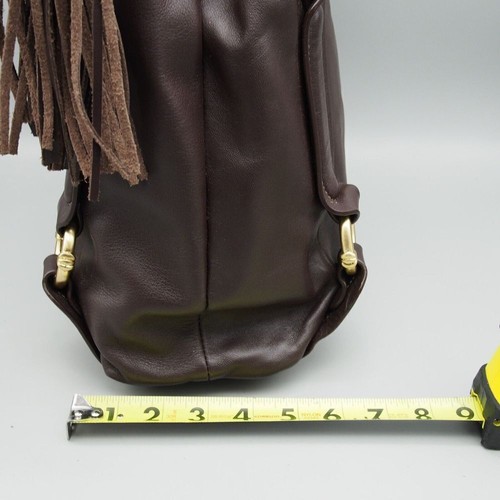 Autentica borsa a tracolla in pelle Makowsky + dust bag - paisley oro marrone - Foto 21 di 21