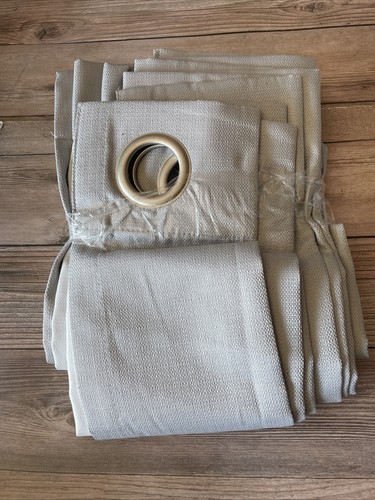 Mainstays 63 Inch 100% Blackout Curtain Panel Silver 2 Panels - Picture 4 of 4