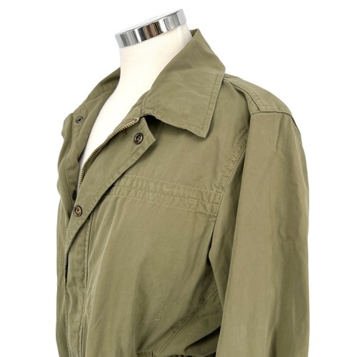 Theory Donaldson Sturdy Utility Jacket Olive Green Size Medium - Picture 6 of 16