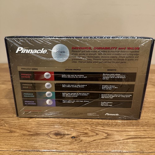 New Pinnacle for Women Breast Cancer Pink Ribbon Golf Balls 1 Box 15 Balls - Picture 2 of 4