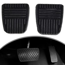 Fußstütze Pedal Pad Kupplungsbremse 2pcs Gummi Neu Plug-And-Play Schwarz