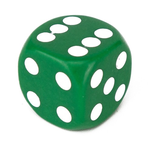 16mm Spot Dice (Select Colour) - Premium Quality D6 High Density Weight Gloss - Picture 13 of 23