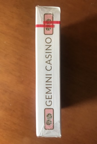 GEMINI CASINO PINK GOLD GILDED 47/144 - Gemini Decks Playing Cards - NUOVO NEW - Foto 4 di 4