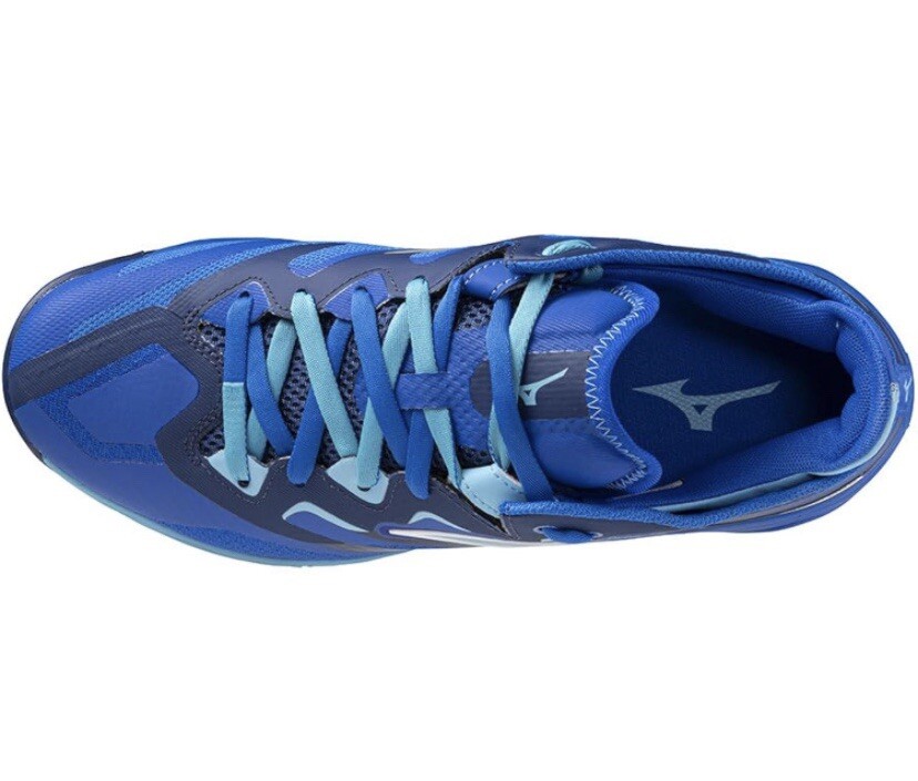 Mizuno Japan Table Tennis Shoes Wave Medal NEO 81GA2325 Blue