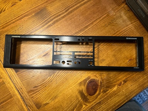 Onkyo TA-RW311 Black Auto Reverse Dual Stereo Tape Deck FACE PLATE Parts!! - Picture 3 of 8