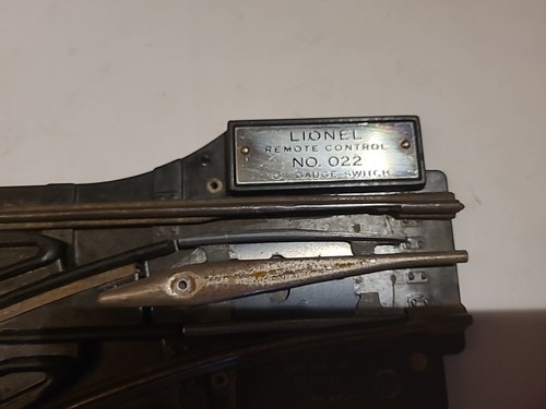 NACHKRIEG LIONEL 022 SPUR 0 FERNSCHALTER LINKS - UNGEPRÜFT - Bild 2 von 11