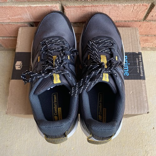 New Balance 410v8 Trail Running Shoes Men’s Size 8 D Black Grey Yellow MT410LG8 - Picture 7 of 11