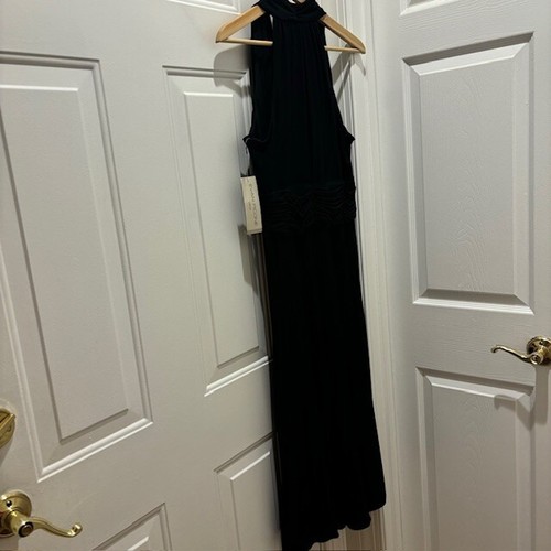 Evan Picone Dress Black Size 12 Mardi Gras Sleeveless Midi NWT - Picture 5 of 7