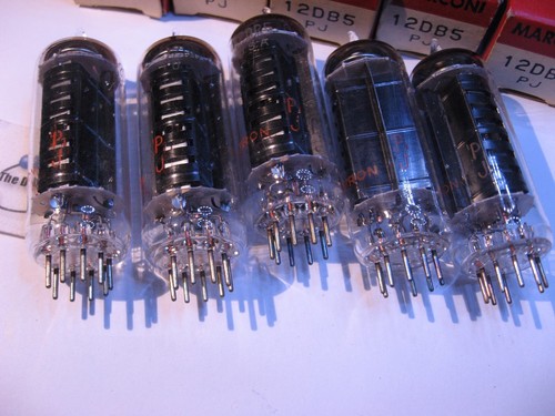 Vakuumröhren Marconi CMC 12DB5 PJ Röhre / Ventil - in Box getestet Menge 5 - Bild 3 von 3