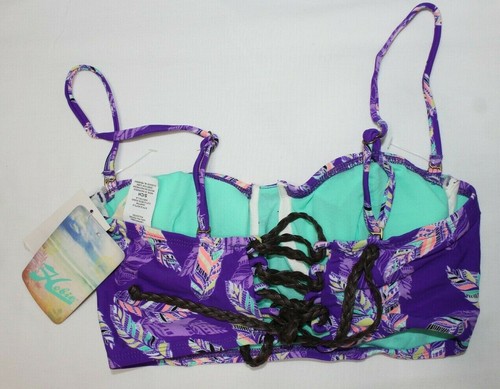 Hobie purple floral swim underwired padded bra and bottom- Bikini set- S - Picture 4 of 4