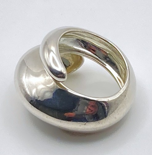 Robert Lee Morris RLM Studio Sterling Silver Modernist Bold Wrap Ring 11.2g Sz 6 - Picture 4 of 8