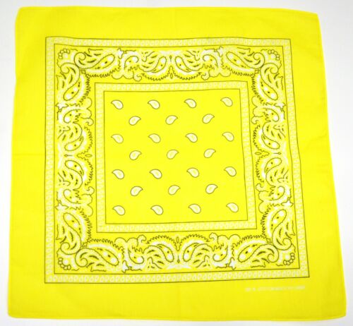 Hombres Mujeres 100% Algodón Diadema Bandana Cuello Cuadrado Bufanda Máscara Facial Cubierta Paisley - Imagen 13 de 54