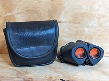 Vivitar PV Series 8x22 Binoculars With Leather Case Bag With Belt Attachment