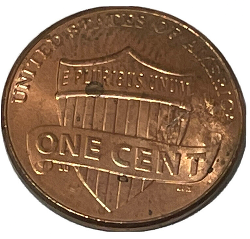 2010 Newborn Baby Feet Counterstamp Imprint Lincoln Cent Infant Lucky Charm Coin - Picture 7 of 7