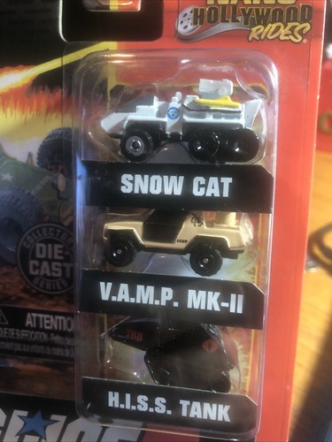 G.I. JOE Jada NANO Hollywood Rides DIE CAST SERIES Vamp HISS Snow Cat NEW - Picture 2 of 5