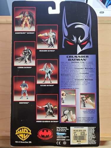 Kenner Special Edition Batman Action Figure MOC 1995 Crusader Batman - Picture 2 of 2