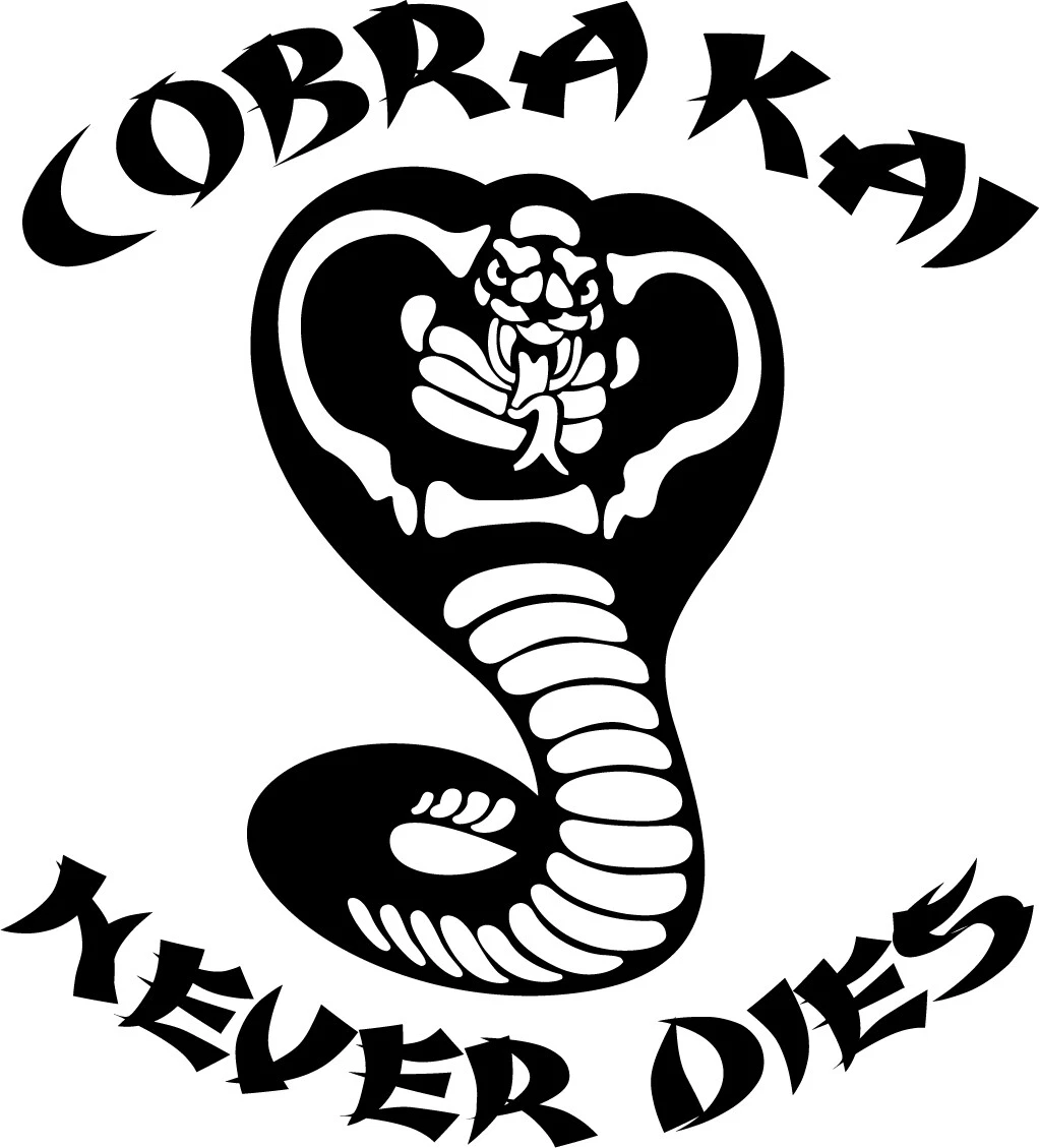 Cobra Kai Logo Karate Kid Vinyl Sticker