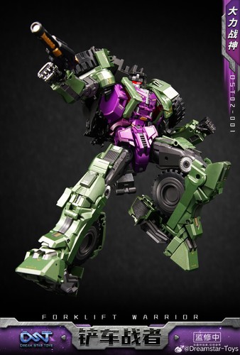 DST02-001 FORKLIFT WARRIOR For Transformable Toy Model Action Figure collection - Picture 7 of 18