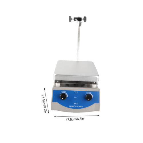 SH‑3 3000ml Laboratory Magnetic Stirrer With Constant Temperature Heating Ph ESA - Picture 6 of 12
