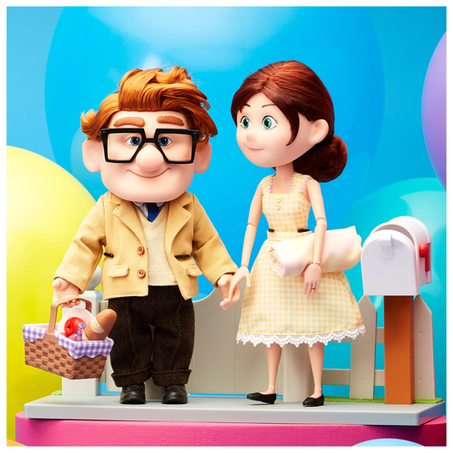 Disney Store Poupée Numérotée Ellie & Carl Là-Haut Ed Limitée 15 Th 6950 pièces - Imagen 3 de 10