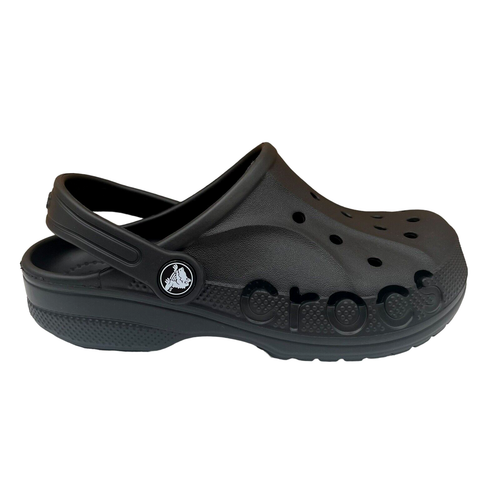 Crocs Youth Boys Girls Slip-on Clog Size 2 (J2) Black Water Friendly Lightweight - Picture 4 of 11