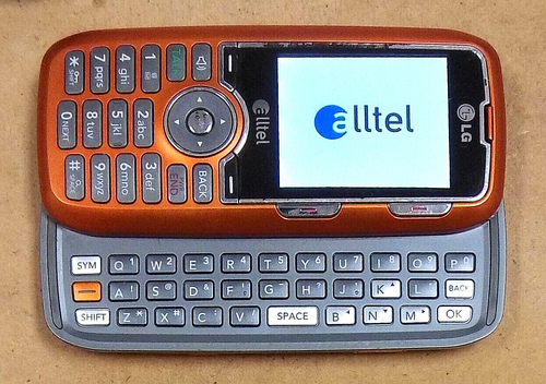 LG Scoop / Rumor AX260 - Orange and Gray ( Alltel ) Super Rare CDMA Slider Phone - Picture 2 of 4