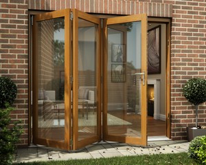 Oak Folding Sliding Bifold Trifold French Patio External Doors 2 4
