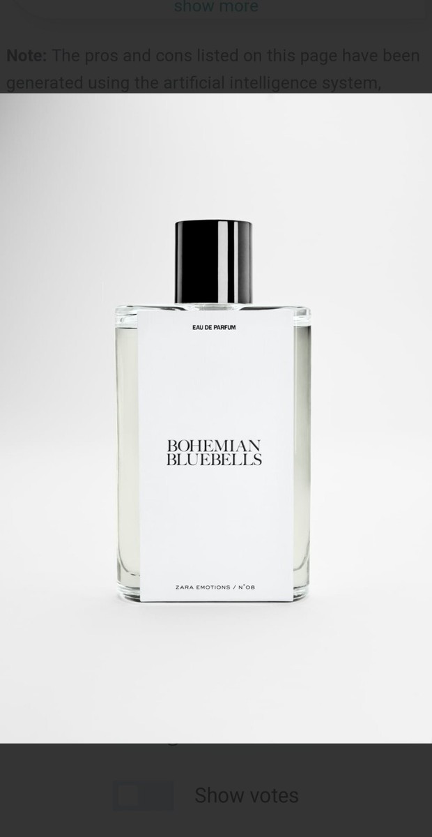 🐦 JO MALONE ZARA Bohemian Bluebells EDT 3.04oz 90ml New In