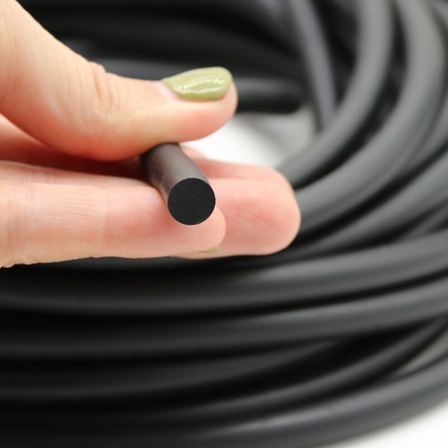 Black Fluorine Rubber solid Round Sealing O-strip Seal Cord Diameter 5mm - 15mm - Picture 2 of 12