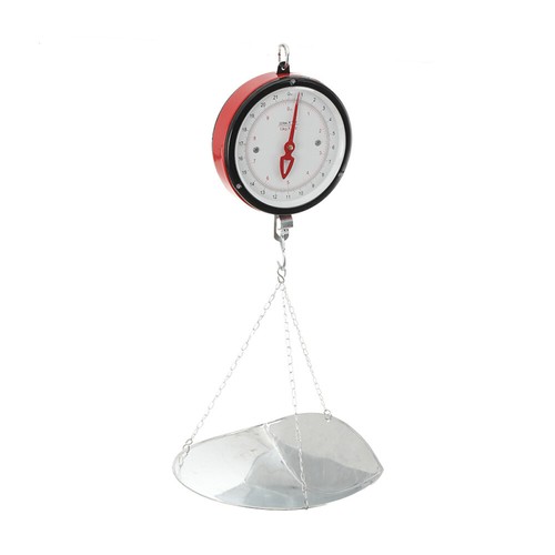 10kg/22lbs Double Sided Dial Mechanical Hanging Scale with Tray/Chain KG/LB - Picture 10 of 11
