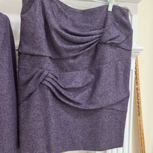 Escada Gr. 46 lila Schurwollanzug, einzigartiger Stil, warm, gefüttert, orig 2590€ - Bild 2 von 15