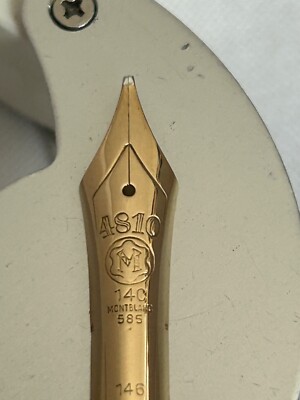 Montblanc 146 FP's Nib only, Mono-tone, 14C Broad-Exc. Condition