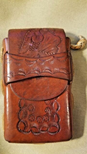 Vintage Leather Western Cell Phone Case Belt Clip HANDMADE