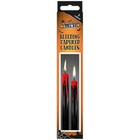 Weeping Candles - Halloween Black Tapered Dripping Bleeding Red 2 Pack Scary
