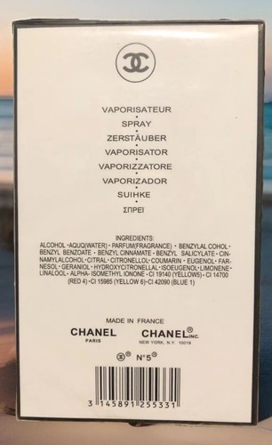 CHANEL No 5 EDP 3.4 FL OZ 100 ml Eau De Parfum - Perfume Spray - Picture 3 of 6