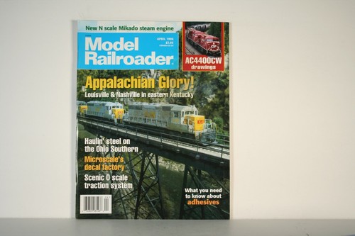Model Railroader Magazine April 1996 - 第 1/1 張圖片