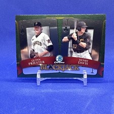 Quinn Priester/Henry Davis 2022 Bowman Draft Blackjack Insert Pirates #BJ10