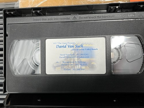 David Van Such Live at Green Valley Ranch - Rare Jazz Saxophone VHS Tape, 2003 - Picture 2 of 4