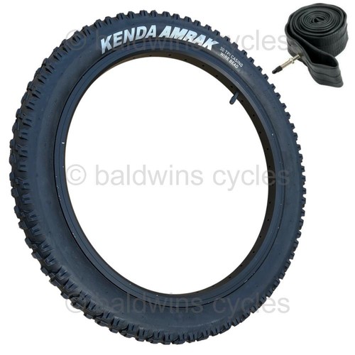 Kenda AMRAK 20 x 2.20 BLACK Chunky Mountain Bike TYRE s TUBE s K-1247 - Picture 12 of 16