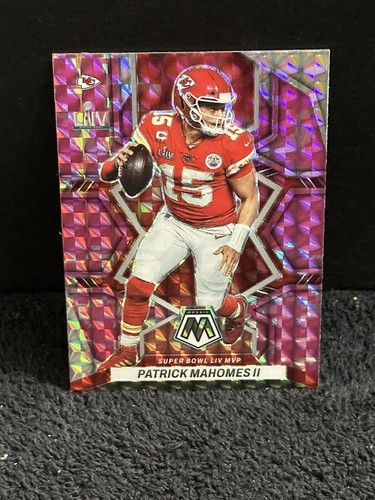 Patrick Mahomes 2022 Panini Mosaic Pink Camo Prizm #293 KC Chiefs - Foto 1 di 2