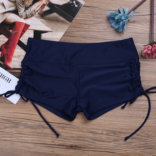 Women's Sports Swim Shorts Boyleg Board Shorts Bikini Tankini Bottoms Swimwear - Picture 16 of 58