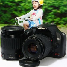 Canon EOS Rebel XSi/450D/Kiss X2 12.2MP 35-80/80-200mm Lens Exc   981 