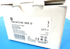 BOX OF 2 ALLEN BRADLEY 1489-M1C100 CIRCUIT BREAKERS 1489M1C100 NEW SURPLUS