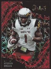 2022 Panini Select Draft Picks #160 Stefon Diggs Red Lazer Prizm